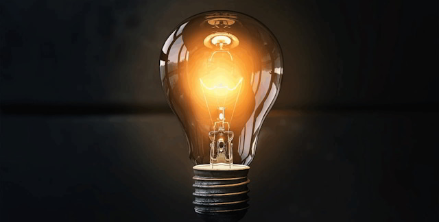 Light bulb symbolising the Grant Award received from Cranfield University and Santander